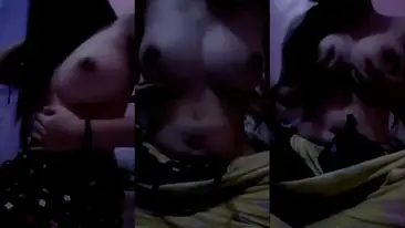 ABG Toket Gede Pamer Body Live Sange Indo Viral Hot