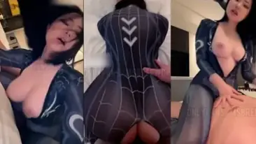 Cosplay Spider Woman Dientot Becek